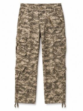 Digital Camo Cargo Pants - Tan/Brown/Green